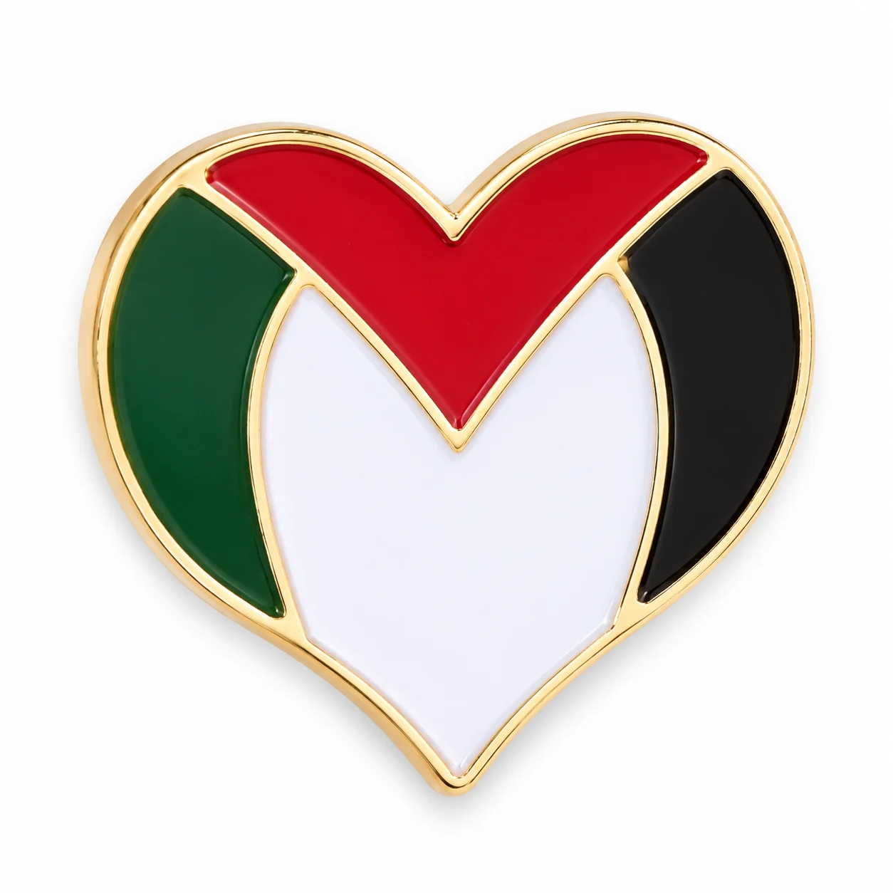Palestina hjerte pin